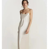 Silk Nightgown - Spaghetti Straps Elegant French Style